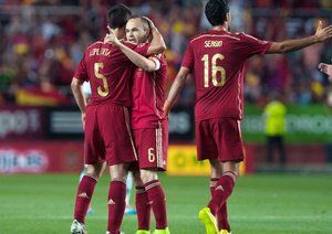 سزار آزپيليكوئتا - آندرس اینیستا|اسپانیا 2-0 بولیوی