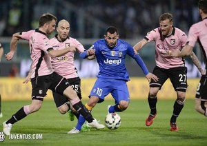 کارلوس توز|پالرمو 0 - 1 یوونتوس / سری آ