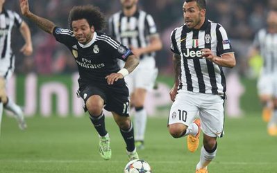 تبریک هواداران رئال به مارسلو در روز تولد و قبل از رویارویی با یووه