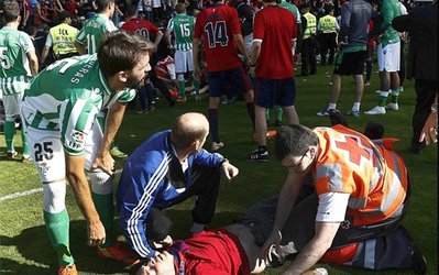 68 نفر در حادثه ورزشگاه اوساسونا مجروح شدند