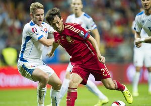 داوید سیلوا|اسپانیا 2 - 0 اسلواکی / مقدماتی یورو 2016