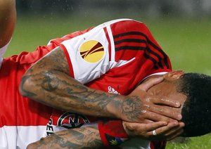 ناراحتی بازیکن فاینورد|فاينورد روتردام 1 - 2 رم / لیگ اروپا