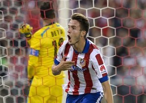 شادمانی بازیکن اتلتیکو