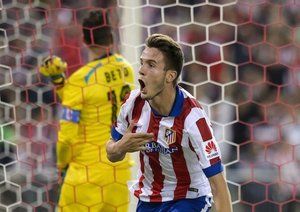 شادمانی بازیکن اتلتیکو|اتلتیکو مادرید 4 - 0 سویا / لالیگا