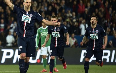 جام فرانسه | پاریس سن ژرمن 4 - سن‌اتین 1 / پاریسی‌ها با درخشش ایبرا به فینال صعود کرد + ویدئوی مسابقه