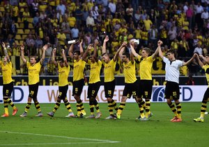 شادی بازیکنان دورتموند