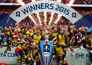 جشن قهرمانی آرسنال|آرسنال 4 - 0 آستون ویلا / جام حذفی