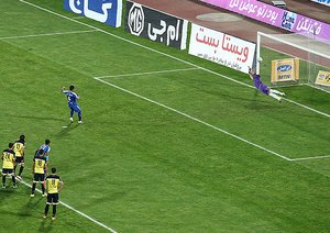 امید ابراهیمی|استقلال تهران 3 - 3 راه آهن / لیگ برتر