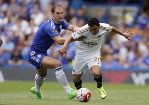 برانیسلاو ایوانوویچ|چلسی 2 - 2 سوانسی / لیگ برتر انگلستان