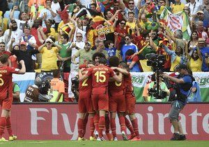 بلژیک|جواب بازیکنان تیم ملی بلژیک به ابراز احساسات هواداران تیمشان .