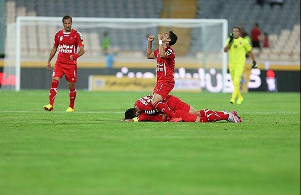 شادی بازیکنان پرسپولیس