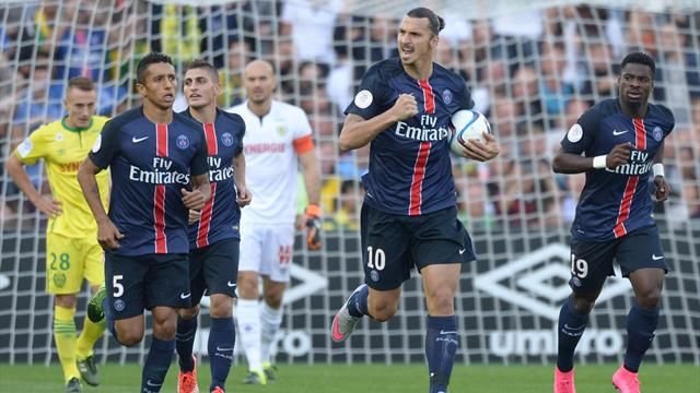 نانت 1 - پاریس سنت ژرمن 4 / هفته هشتم لوشامپیونه/گل های مسابقه