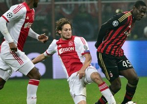 میلان ۰-۰ آژاکس / گروه H لیگ فهرمانان اروپا