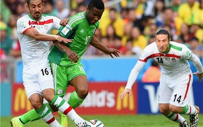 گزارش تصویری از نیمه اول دیدار ایران - نیجریه