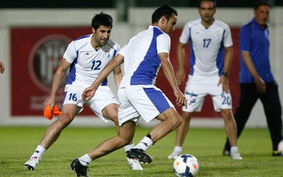 تمرین آبی پوشان پایتخت به روایت تصویر