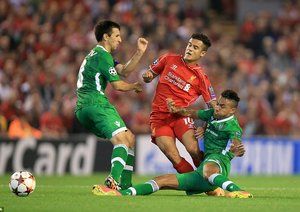 فیلیپه کوتینیو|لیورپول 2-1  لودوگورتس / لیگ قهرمانان