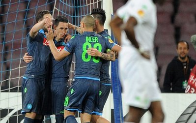 لیگ اروپا | صعود سویا، فیورنتینا، ناپولی و دنیپرو به نیمه‌نهایی