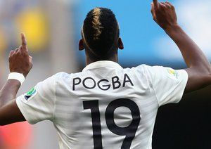 پل پوگبا|شادمانی پل پوگبا بعد از باز کردن دروازه نیجریه.