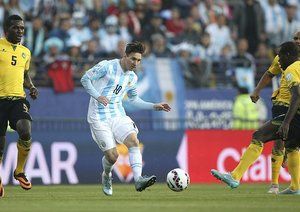 لیونل مسی|آرژانتین 1 - 0 جامائیکا / کوپا آمریکا 2015