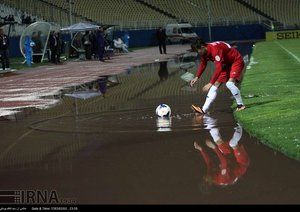 تراکتورسازی تبریز|اب گرفتی محیط اطراف زمین