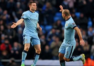 جیمز میلنر|منچستر سیتی 1 - 1 هال سیتی / لیگ جزیره