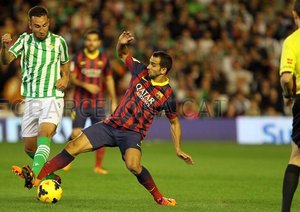 رئال بتیس ۱-۴ بارسلونا/هفته سیزدهم