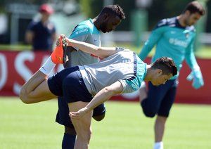 کريس‌ رونالدو|تمرين کريس‌ رونالدو با تيم ملي پرتغال