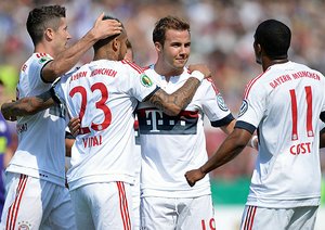 ماریو گوتزه|ناتینگِن 1 - 3 بایرن مونیخ / جام حذفی آلمان