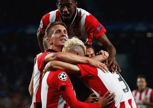 هکتور مورنو|پی. اس. وی آیندهوون 2 - 1 منچستر یونایتد / لیگ قهرمانان