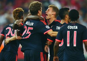 توماس مولر|المپیاکوس 0 - 3 بایرن مونیخ / لیگ قهرمانان