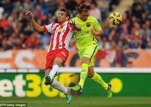 ایوان راکیتیچ|آلمریا 1 - 2 بارسلونا / لالیگا