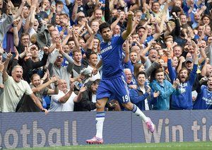 دیگو کاستا|چلسی 3-0 استون ویلا / لیگ جزیره