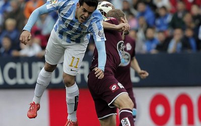 لالیگا | مالاگا ۱ - دپورتیوو لاکرونیا ۱ + چیدمان