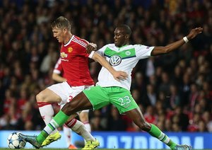 باشتین شواینشتایگر|منچستر یونایتد 2 - 1 وولفسبورگ / لیگ قهرمانان