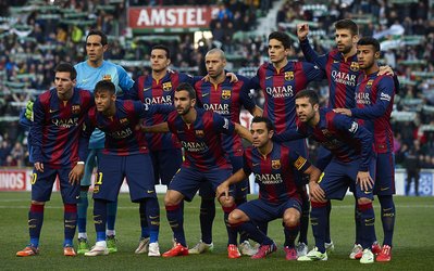 عکس روز | پیراهن‌های تمرینی بارسلونا برای فصل 16-2015