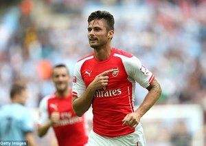 اليوير ژیرود|آرسنال 3-0 منچستر سیتی / جام خیریه