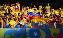 ویدئو : سرود ملی برزیل - کلمبیا