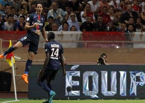 ادینسون کاوانی|موناکو 0 - 3 پاریس سن ژرمن / لوشامپیونه