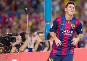 لیونل مسی|بارسلونا 6-0 لئون / دیدار دوستانه