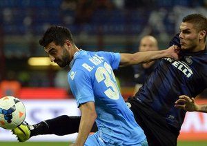 رائول آلبیول - مائورو امانوئل ایکاردی|درگیری آلبیول و ایکاردی برتی پرفتن توپ