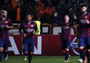 لیونل مسی|آپوئل 0 - 4 بارسلونا / لیگ قهرمانان