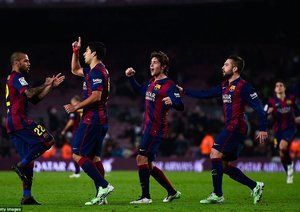 لوئیس سوارز - دنی آلوز - روبرتو|بارسلونا 5 - 0 اِلچه / جام حذفی اسپانیا