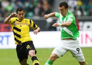 هنريخ مخیتاریان|وولفسبورگ 2 - 1 بوروسيا دورتموند / بوندسلیگا