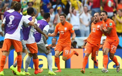 گزارش تصویری صعود هلند به مرحله یک چهارم نهایی