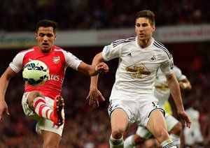 الکسیس سانچز|آرسنال 0 - 1 سوانسی / لیگ جزیره