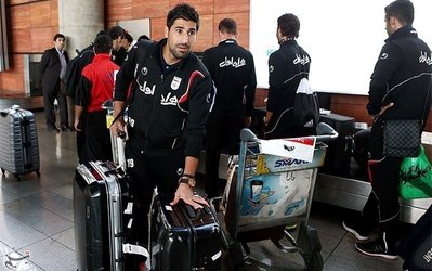 تیم ملی فوتبال به ایران برگشت