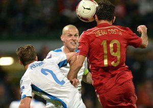 دیگو کاستا|اسلواکی 2-1 اسپانیا / مقدماتی یورو 2016