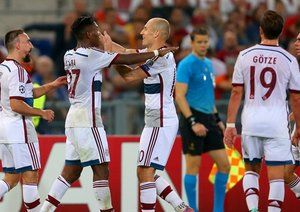 فرانک ريبری|رم 1 - 7 بایرن مونیخ / لیگ قهرمانان