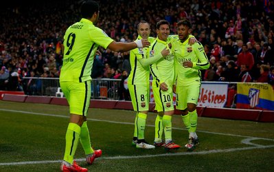 کوپا دل‌ری | اتلتیکو مادرید 2 - بارسلونا 3 / گذر شاگردان انریکه از پیچ سخت  + چیدمان دو تیم، ویدئو بازی و گزارش تصویری