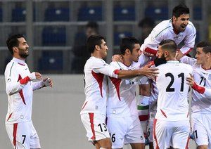 شادی بازیکنان شیلی|ایران 2 - 0 شیلی / بازی دوستانه